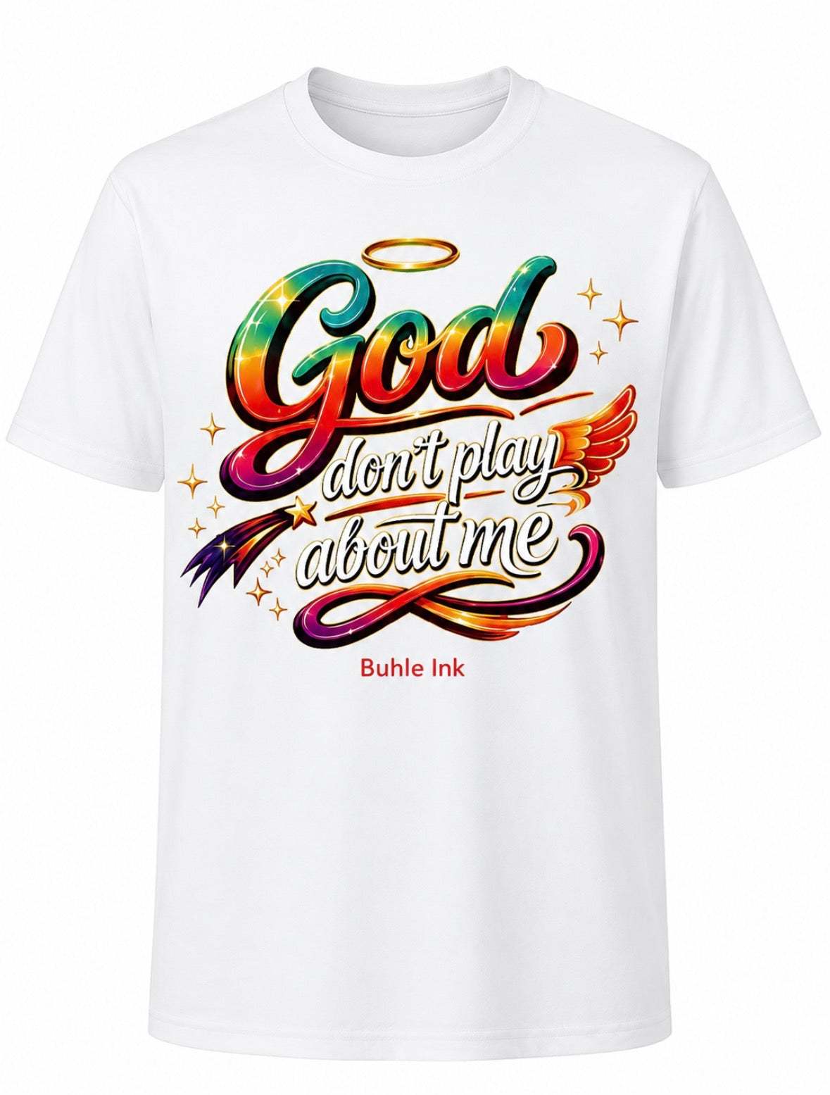 White God DPAM Short Sleeve T-Shirt premium faith streetwear graphic tee by Buhle Ink Apparel.
