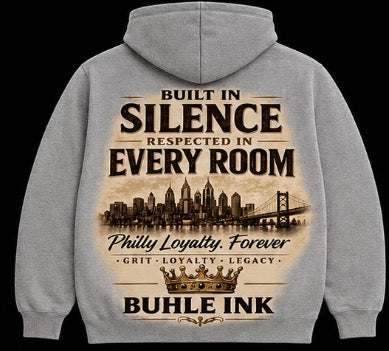 Loyalty Hoodie – Philly Grey – Buhle Ink Apparel
