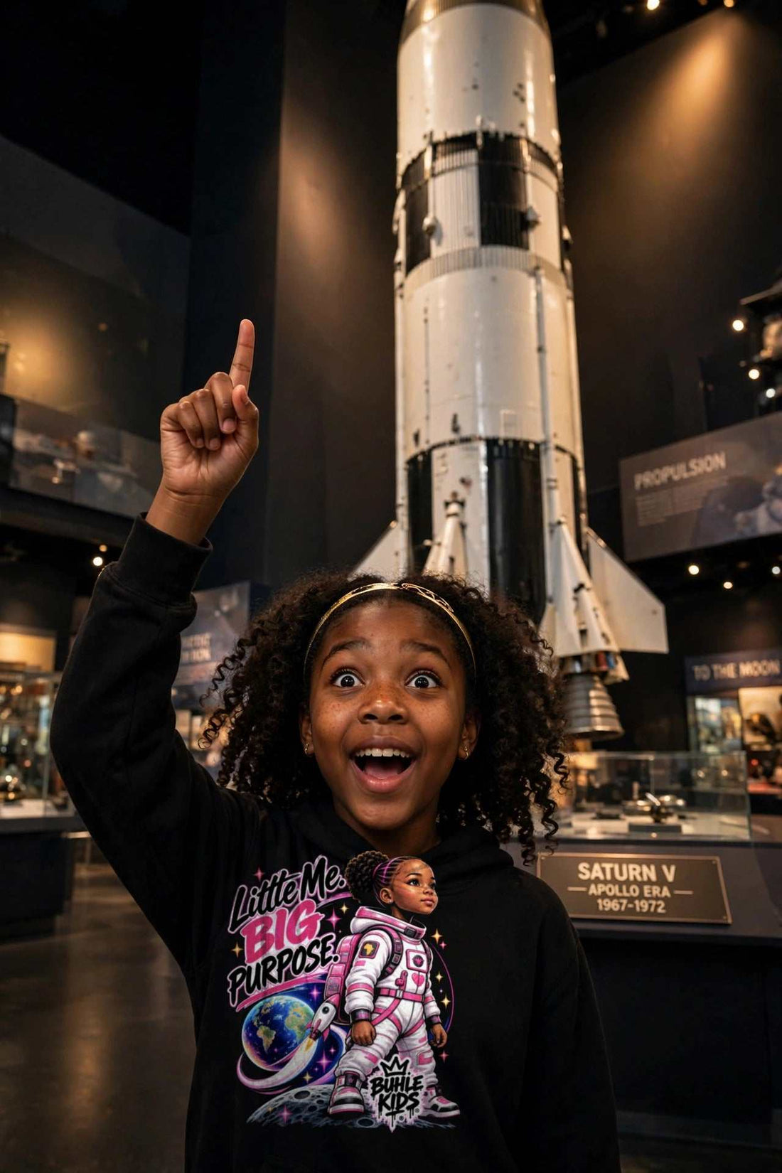 Buhle Kids Astronaut Hoodie — Little Me. Big Purpose. — view 2