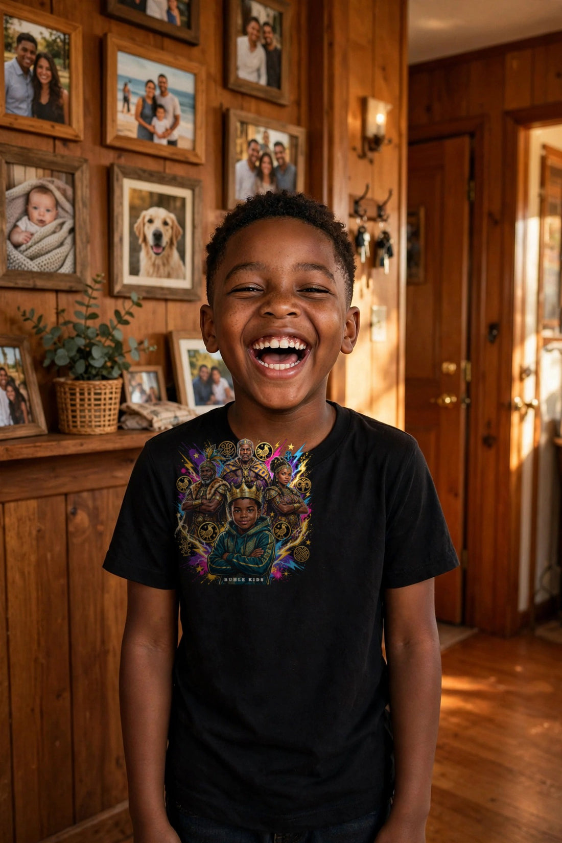 Buhle Kids Legacy Squad Tee (Black)