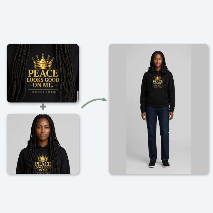 Peace Looks Good On Me Hoodie