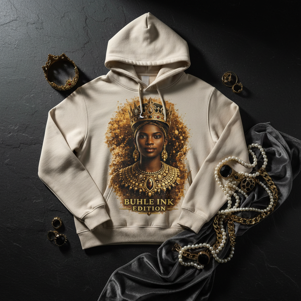 Queen Hoodie Flat Lay